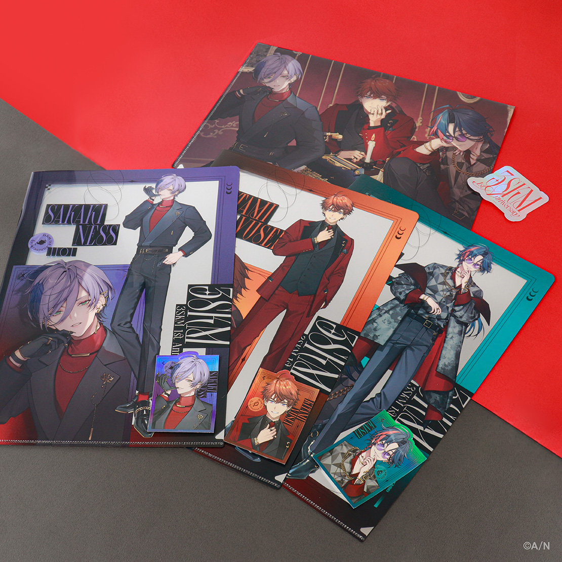 【3SKM 1st Anniversary】A4クリアファイル&ステッカーセット