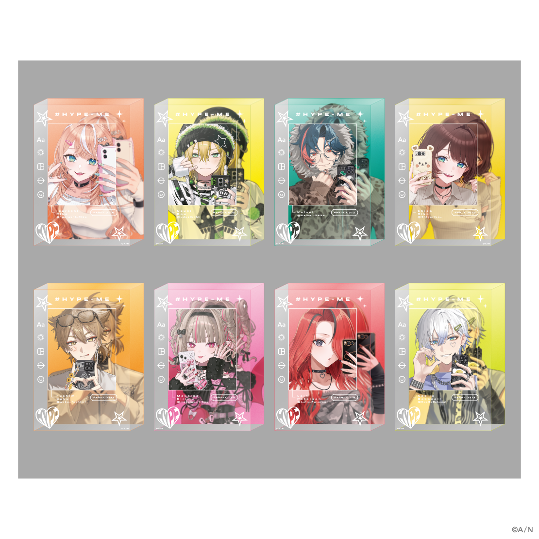 【#HYPE-ME】二層アクリルブロック 【#HYPE-ME】二層アクリルブロック ケイリクス・デボネアの公式画像