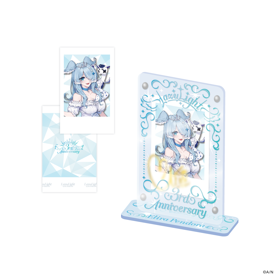 【LazuLight 3rd Anniversary】チェキ風カード&スタンドの商品画像