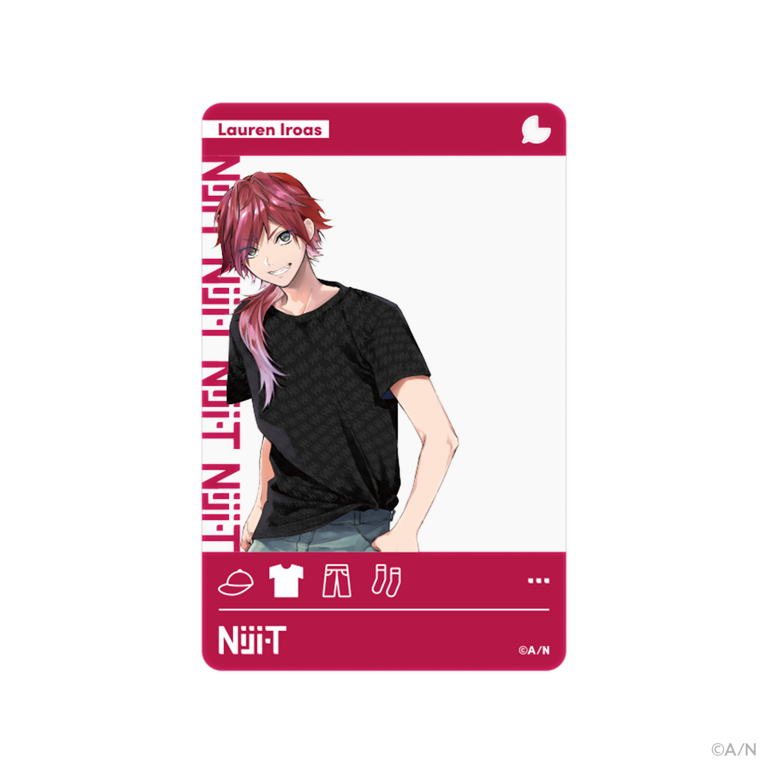 にじさんじライバーモデルTシャツ【第11弾】 ローレン・イロアスの商品画像