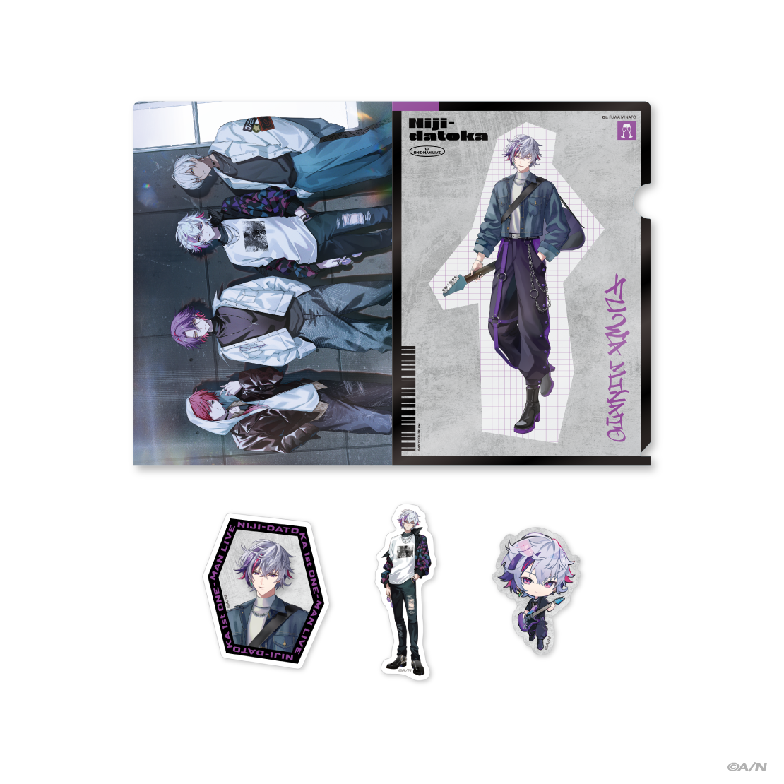 【2時だとか 1st LIVE】クリアファイル&ステッカーセットの商品画像