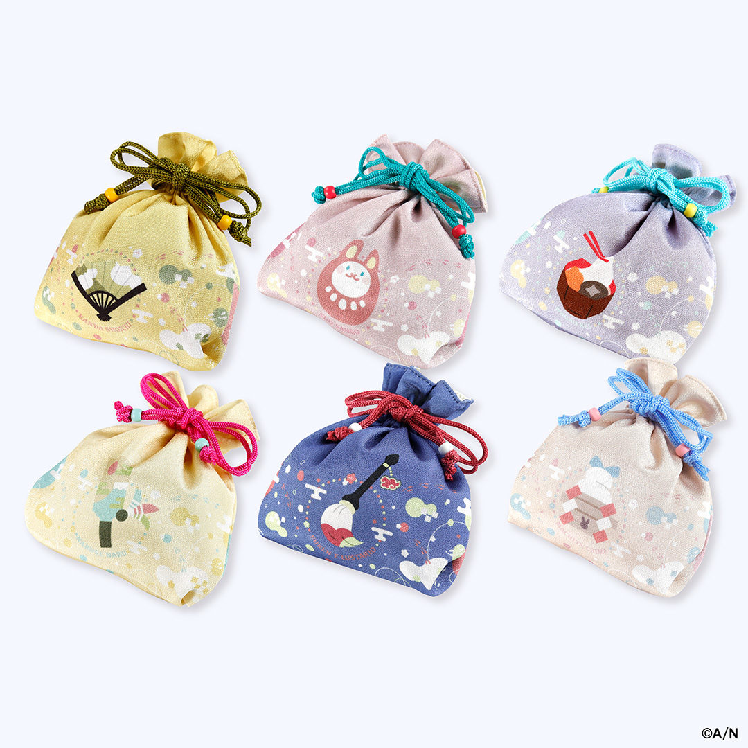 【New Year Rabbits】巾着