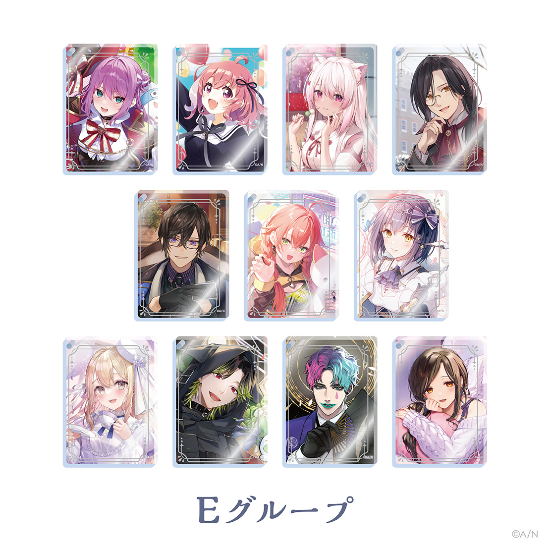 【にじさんじ ノスタルジアコレクション】アクリルブロックキーホルダー Eグループ 【にじさんじ ノスタルジアコレクション】アクリルブロックキーホルダー 静凛の公式画像