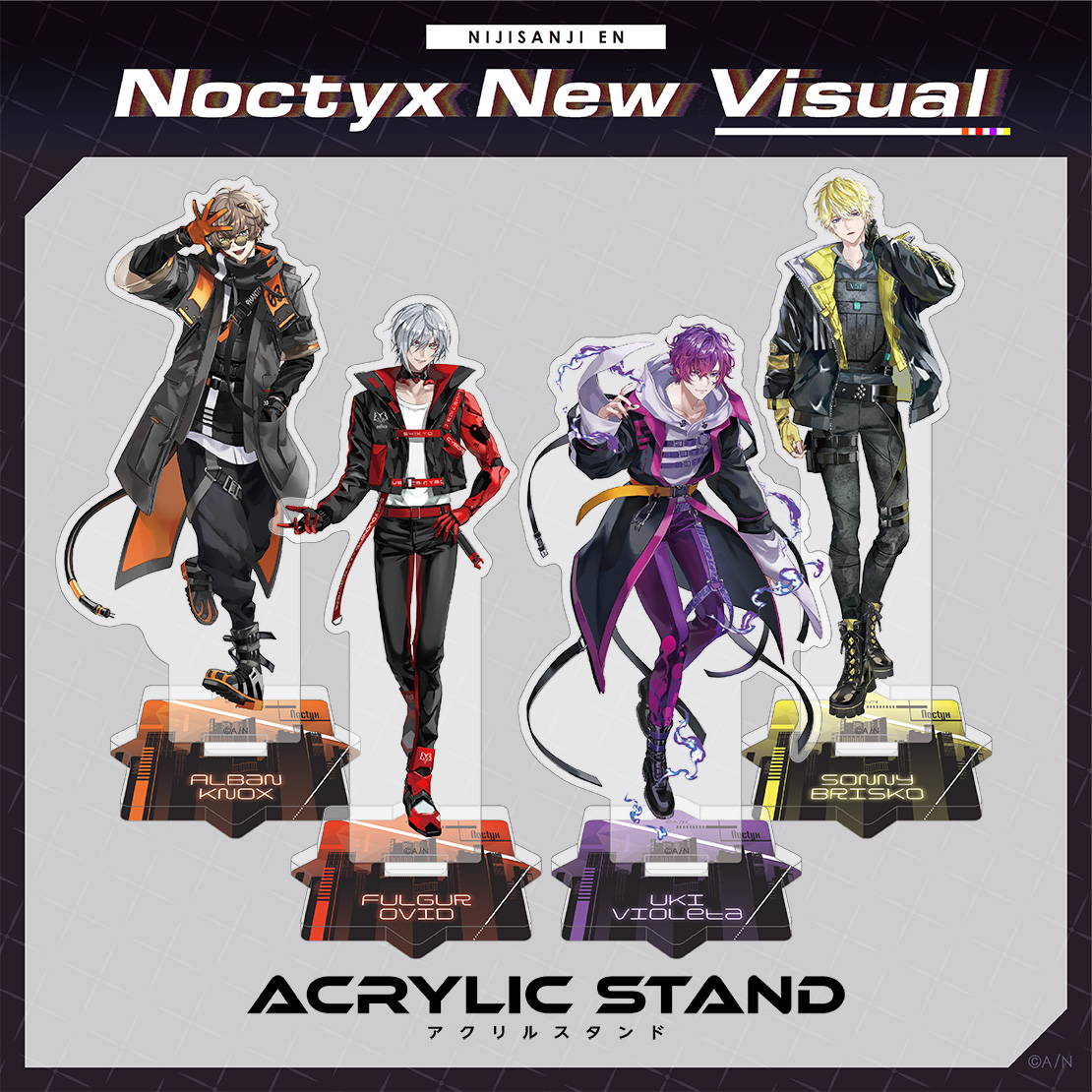 【Noctyx New Visual】アクリルスタンド アルバーン・ノックスの公式画像