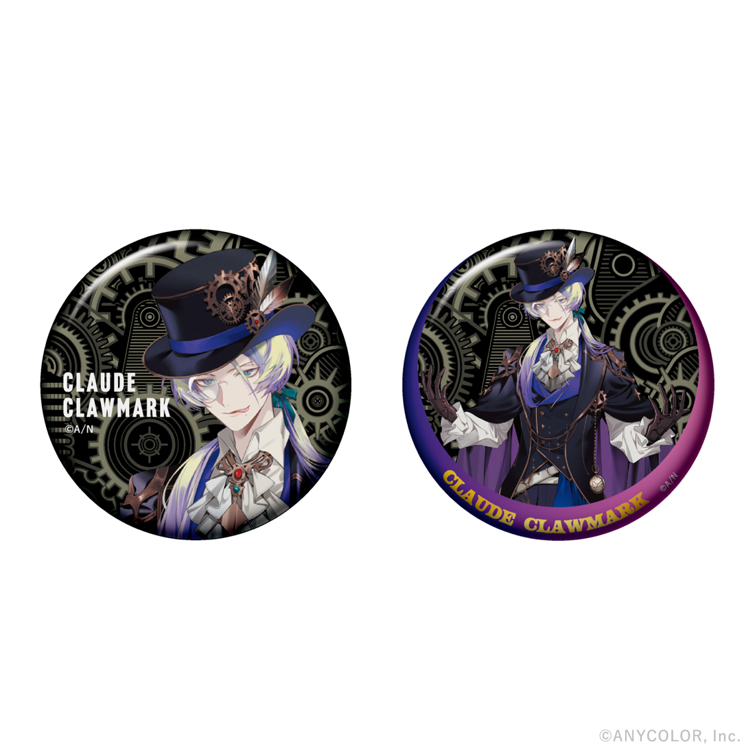 【クロード クローマーク 2nd Anniversary】ホログラム缶バッジ クロード クローマーク②