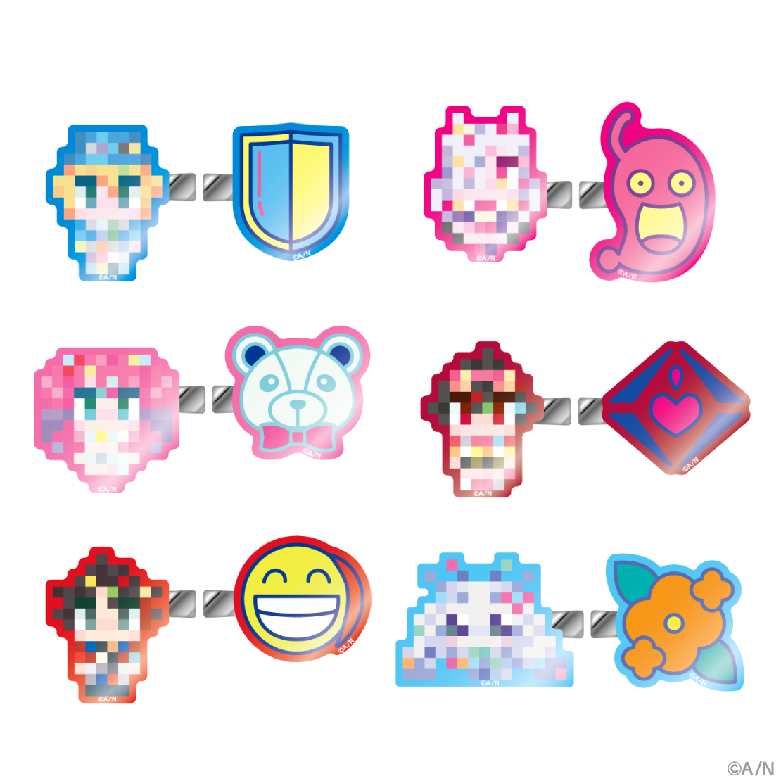 【にじさんじデコラモード PART2】ヘアクリップセット ルンルンの公式画像