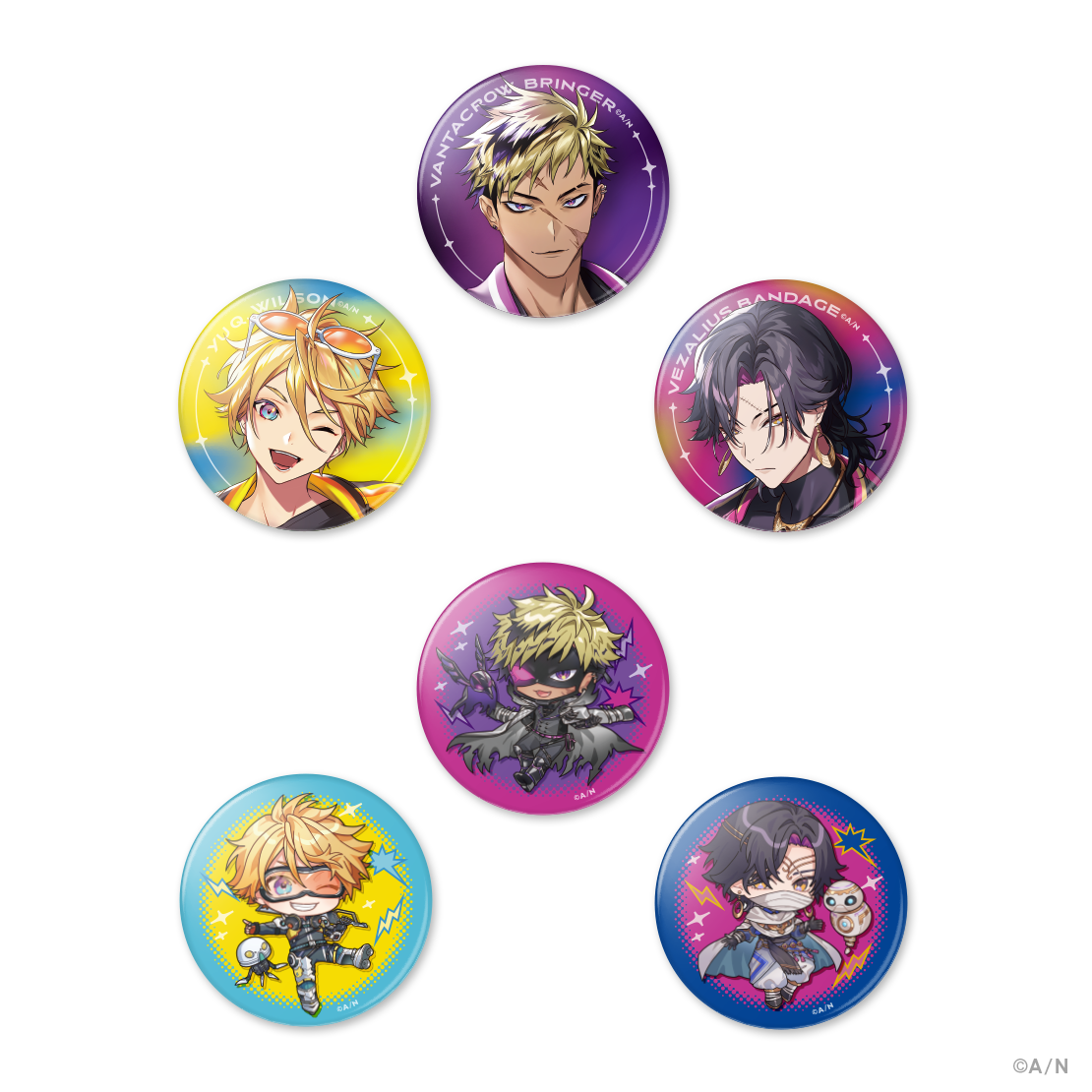 【HEROES Half Anniversary】ランダム缶バッジ Krisisの公式画像