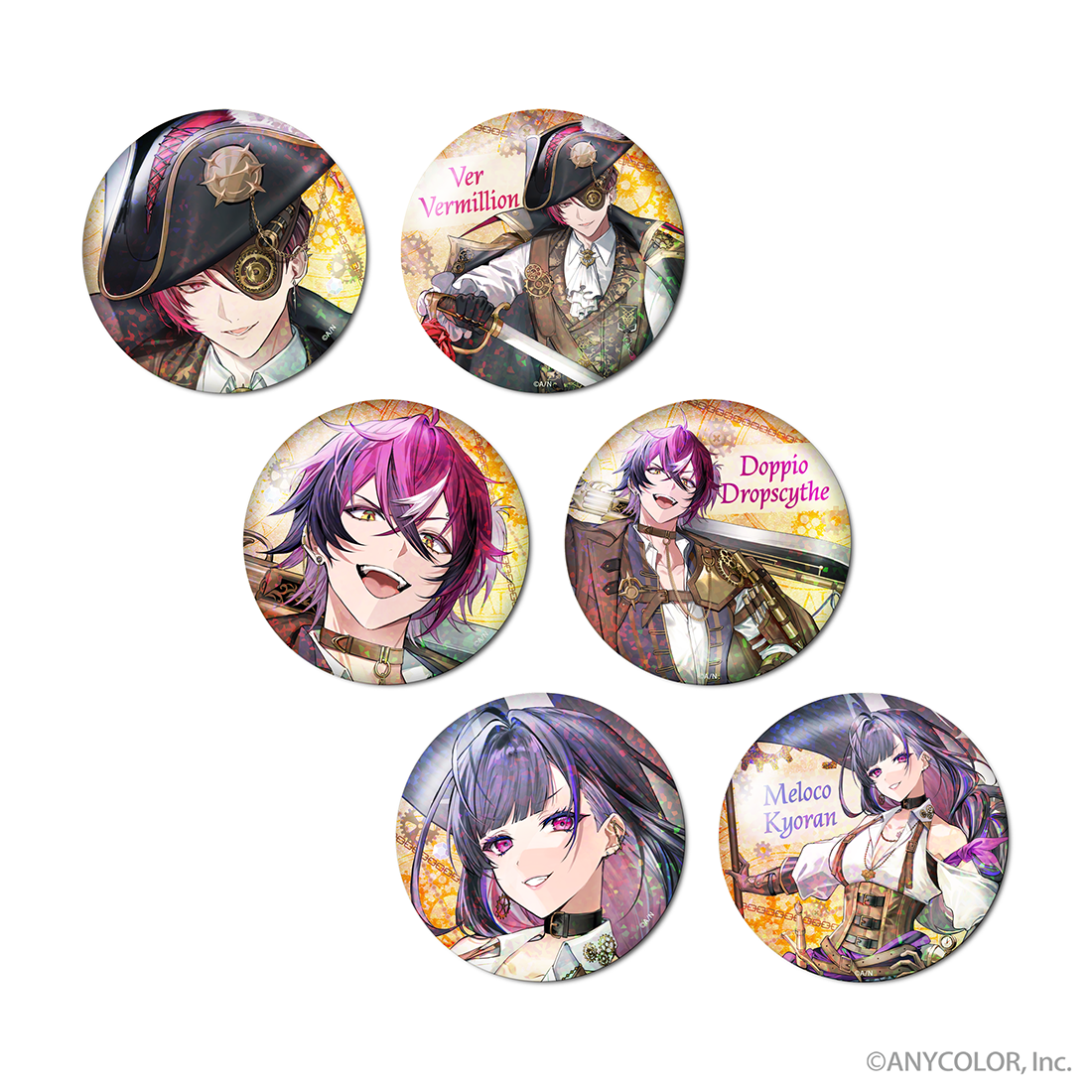 【XSOLEIL 3rd Anniversary】ホログラム缶バッジ ドッピオ ドロップサイト②の公式画像