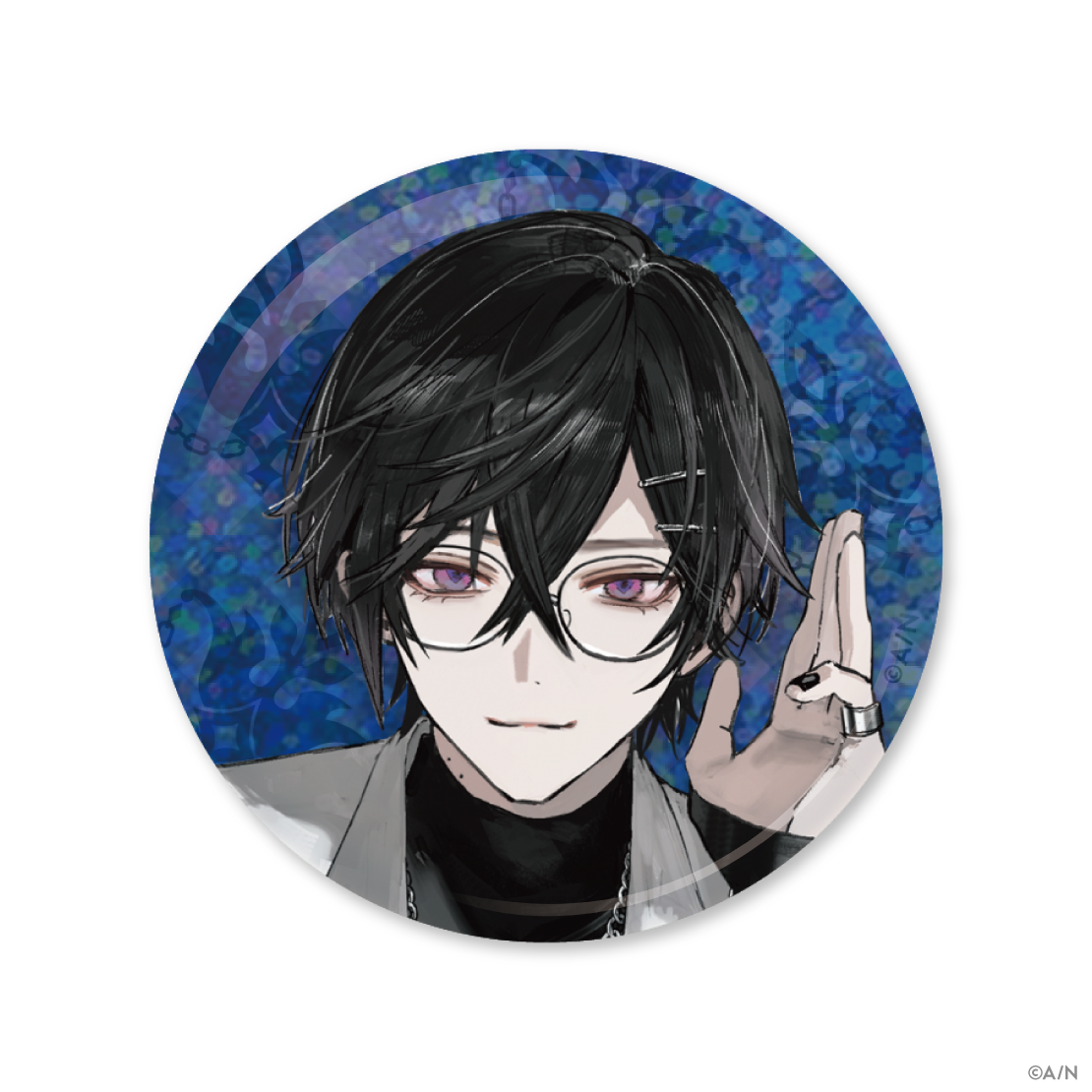 【FANCY TOXIC】ホログラム缶バッジの商品画像