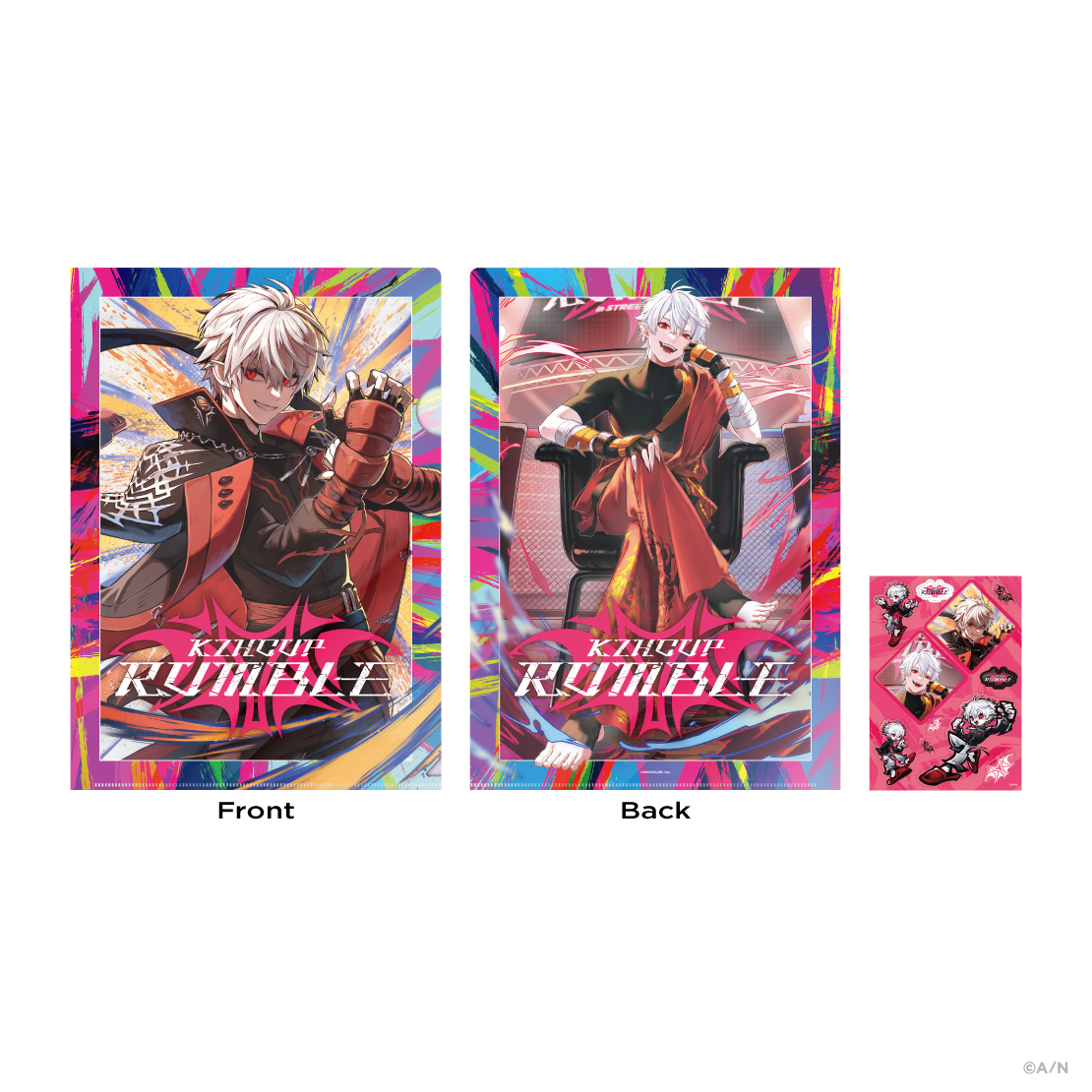【KZHCUP RUMBLE】クリアファイル&シートステッカー