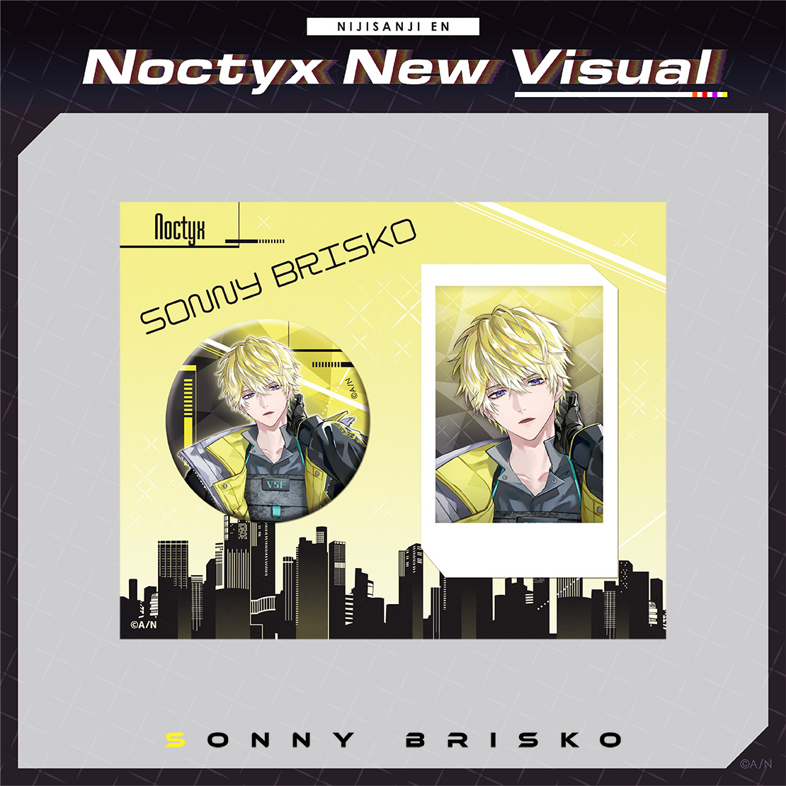 【Noctyx New Visual】缶バッジ&チェキ風カードセットの商品画像