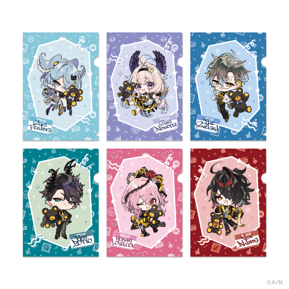 【NIJISANJI EN BLACK FRIDAY 2024】ミニクリアファイル レン ゾットの公式画像