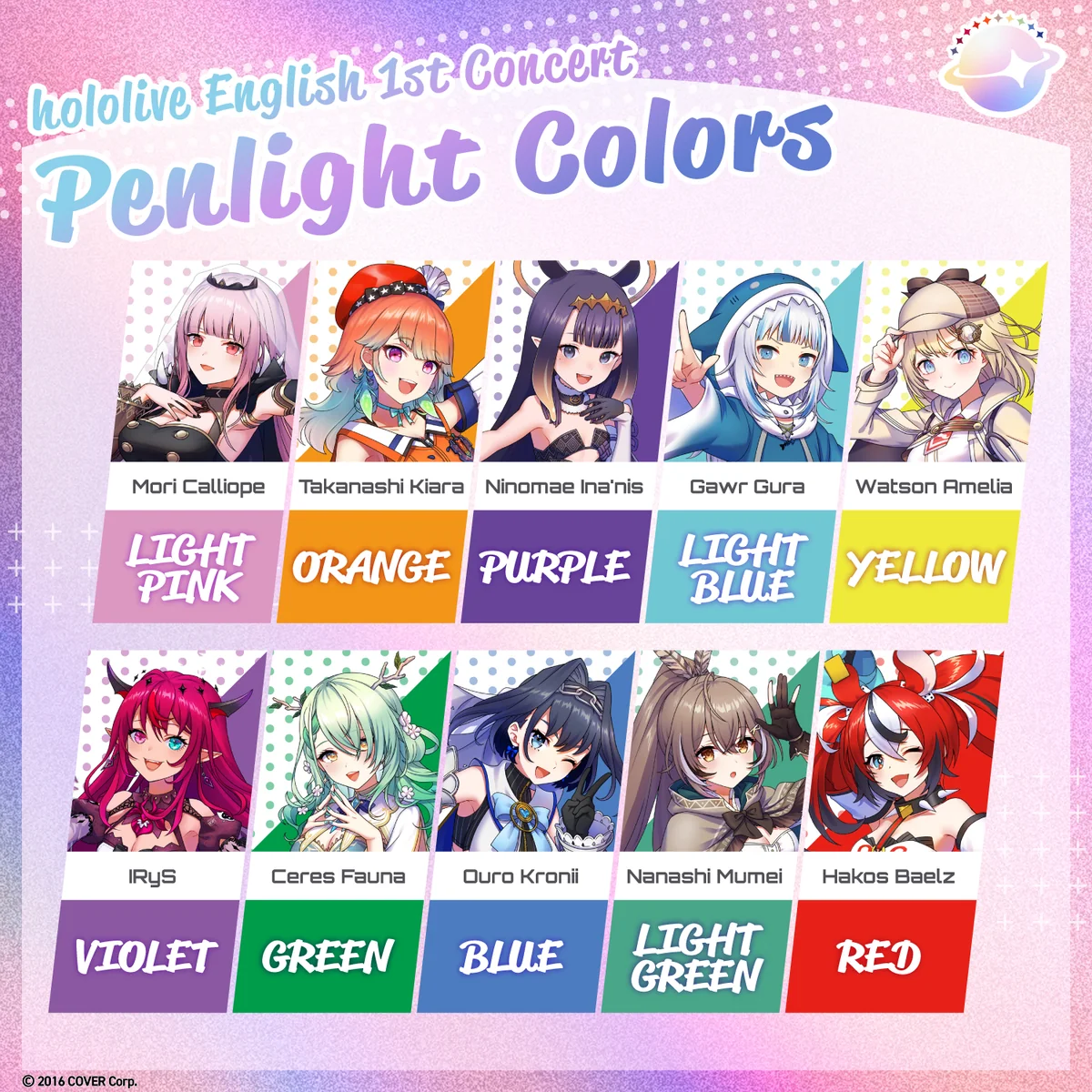 『hololive English 1st Concert -Connect the World-』 ライブグッズ