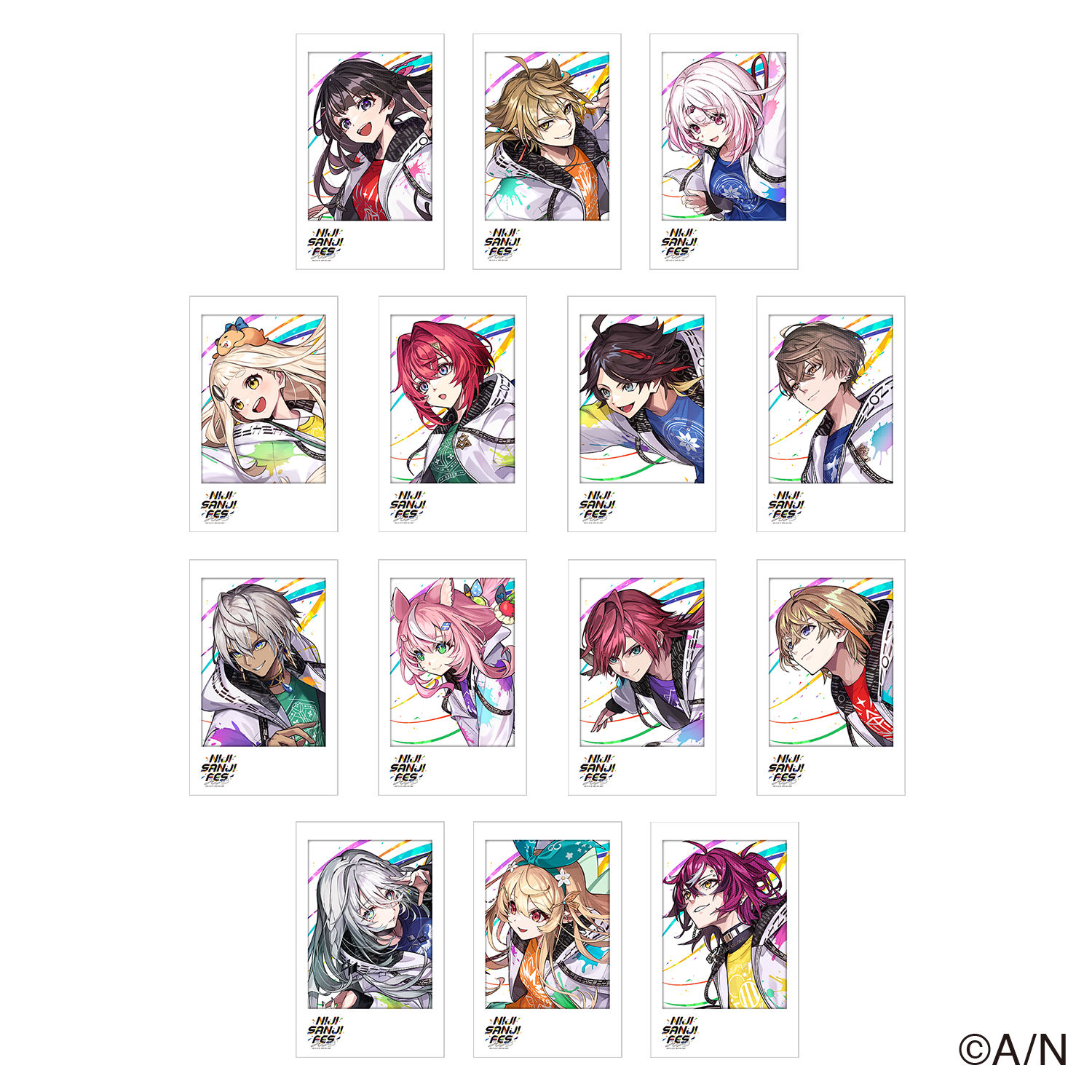 【にじフェス2023】ランダムチェキ風カードの公式画像