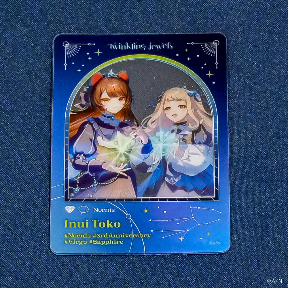 【Nornis 3rd Anniversary「Twinkling jewels」】SNS風クリアカード2種セットの商品画像