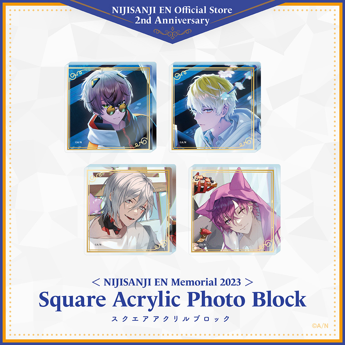 【NIJISANJI EN Memorial 2023】スクエアアクリルブロック Noctyx 【NIJISANJI EN Memorial 2023】スクエアアクリルブロック Luxiem&Noctyx ver. アルバーン・ノックスの公式画像