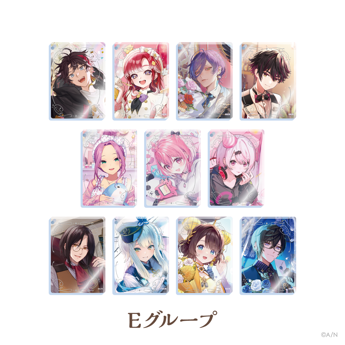 【にじさんじ ノスタルジアコレクション2025】アクリルブロックキーホルダー Eグループ 【にじさんじ ノスタルジアコレクション2025】アクリルブロックキーホルダー 司賀りこの公式画像