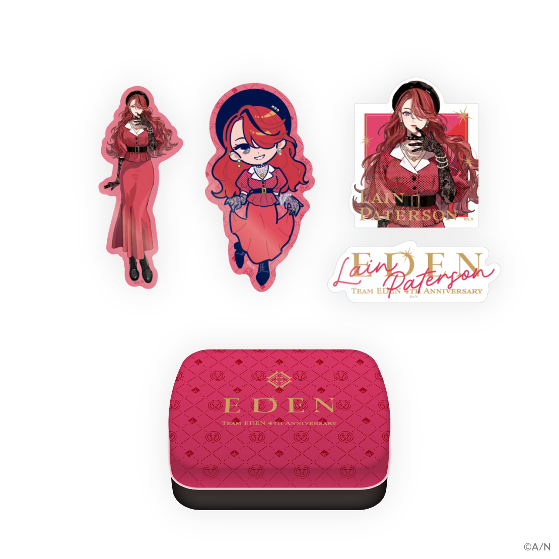 【エデン組 4th Anniversary】缶入りステッカーセットの商品画像