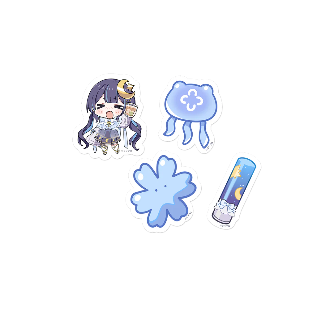 ゆらぎゆら 1周年記念 フレークシールセット