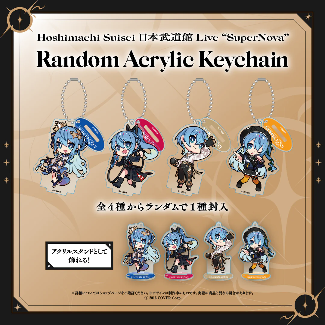 Random Acrylic Keychain