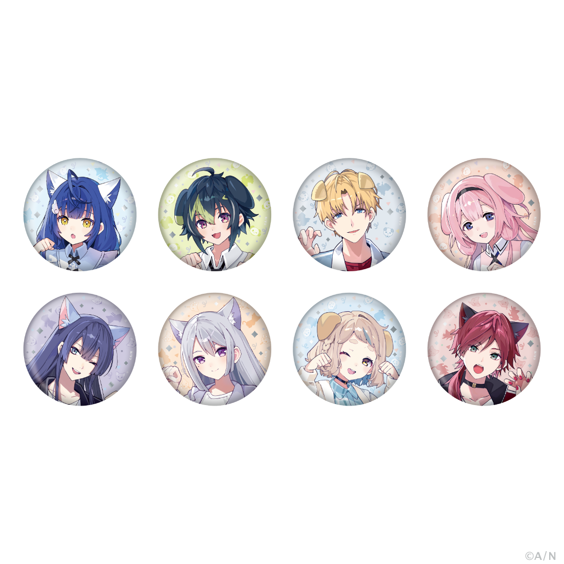 【わんにゃんdays vol.2】ランダム箔押し缶バッジの公式画像