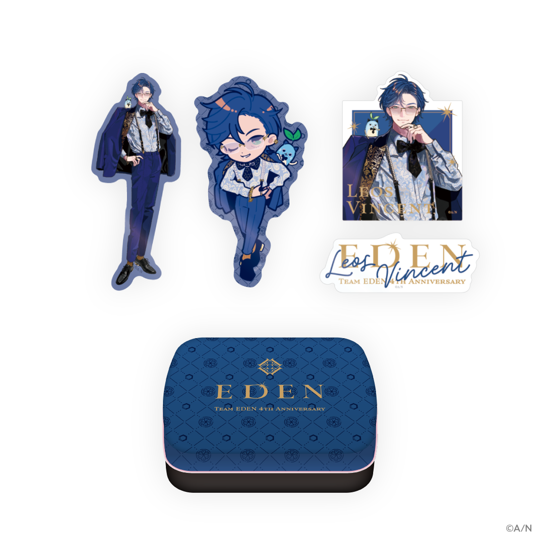 【エデン組 4th Anniversary】缶入りステッカーセットの商品画像