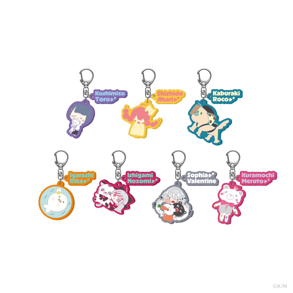 【Idios 3rd Anniversary】2連ラバーキーホルダー 五十嵐梨花の公式画像