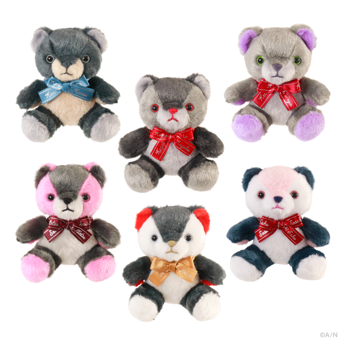 【NIJIベアキーホルダー vol.2】ぬいぐるみキーホルダーの商品画像
