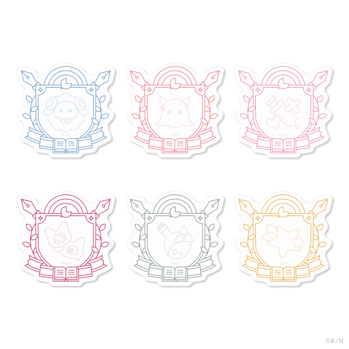 【にじさんじ ステーショナリー】ダイカット付箋 来栖夏芽の公式画像