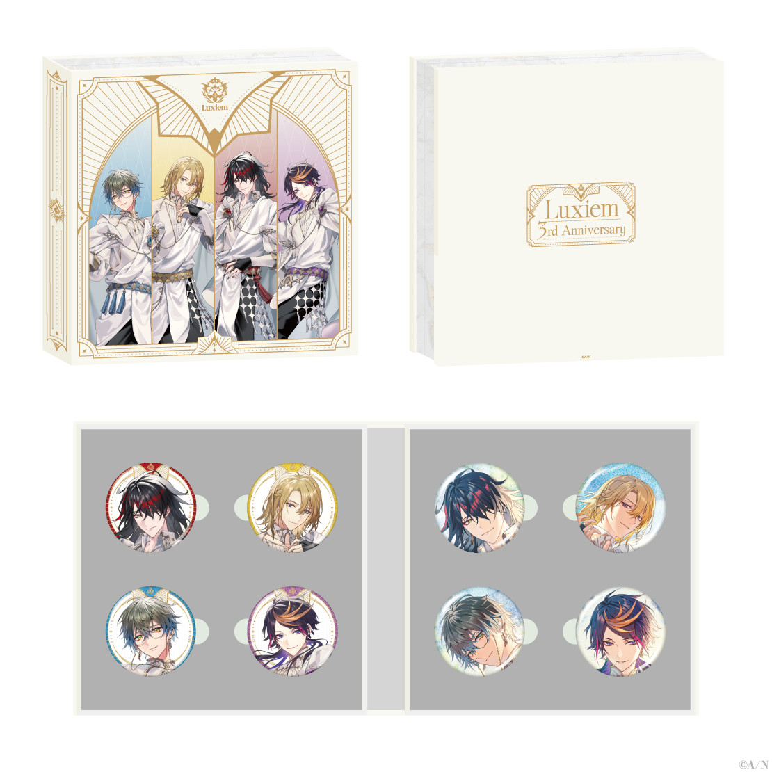 【Luxiem 3rd Anniversary】缶バッジ コンプリートブック