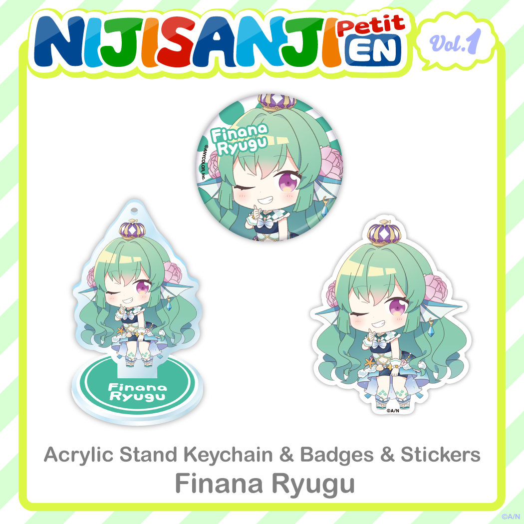 【NIJISANJI EN Petit vol.1】フィナーナ 竜宮 【NIJISANJI EN Petit vol.1】アクリルスタンドキーホルダー フィナーナ 竜宮の公式画像