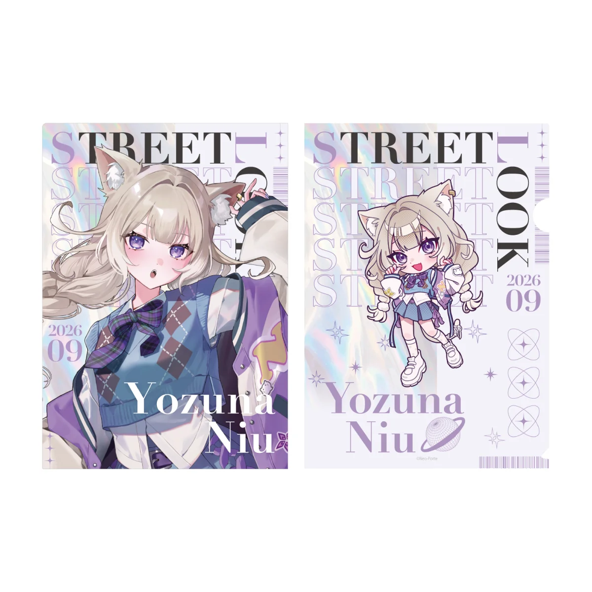 【2026 STREET LOOK】クリアファイル 【2026 STREET LOOK】クリアファイル 夜絆ニウの公式画像