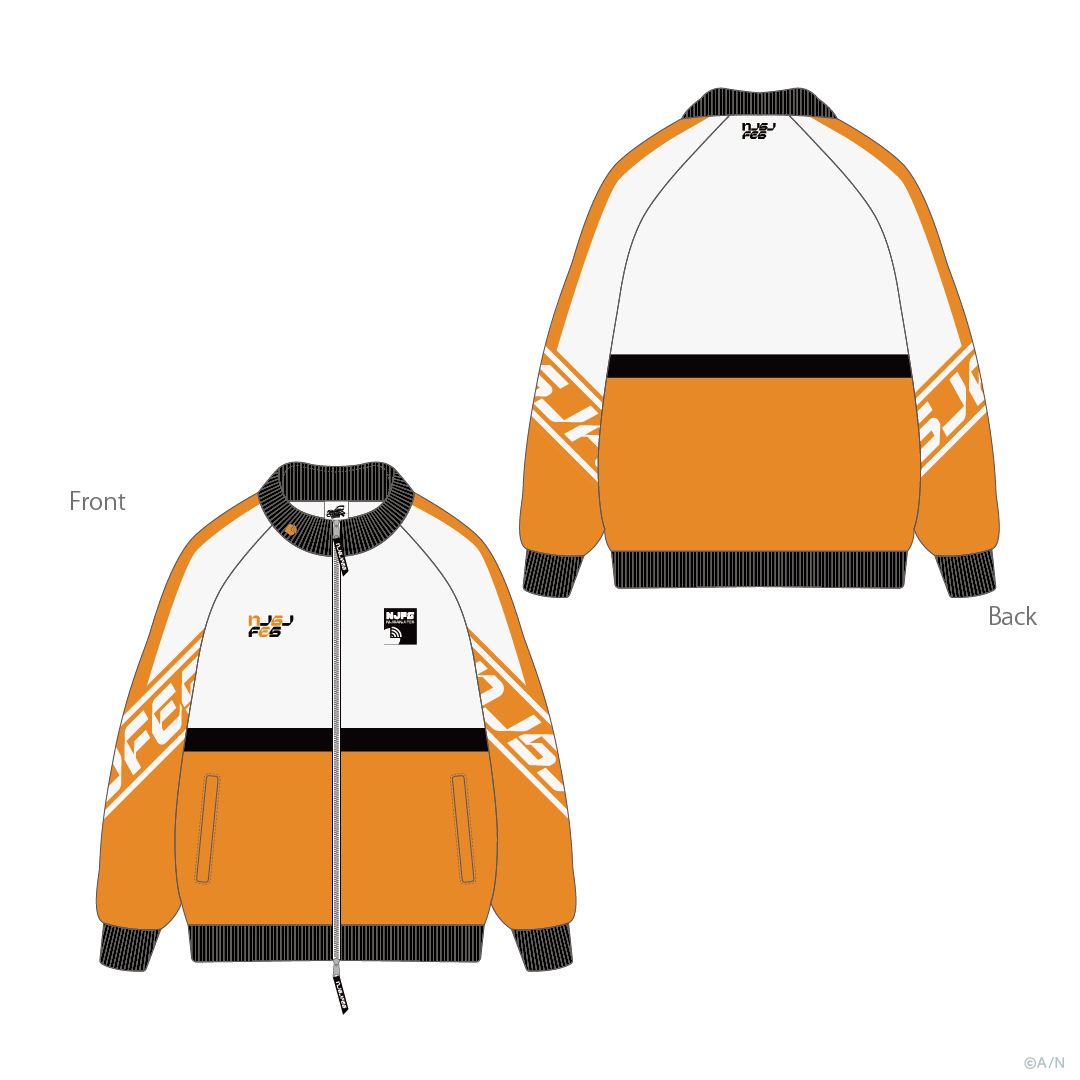 【にじフェス2026】クラスジャージ オレンジ ジャケット SizeBの公式画像