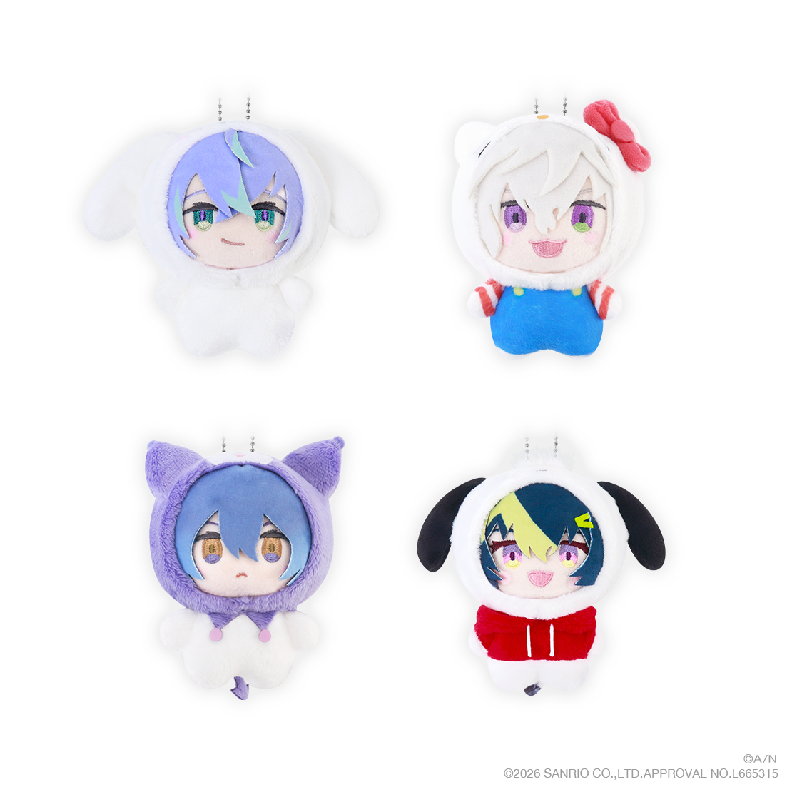 【Dytica×サンリオキャラクターズ】着ぐるみマスコット 星導ショウ×シナモロール