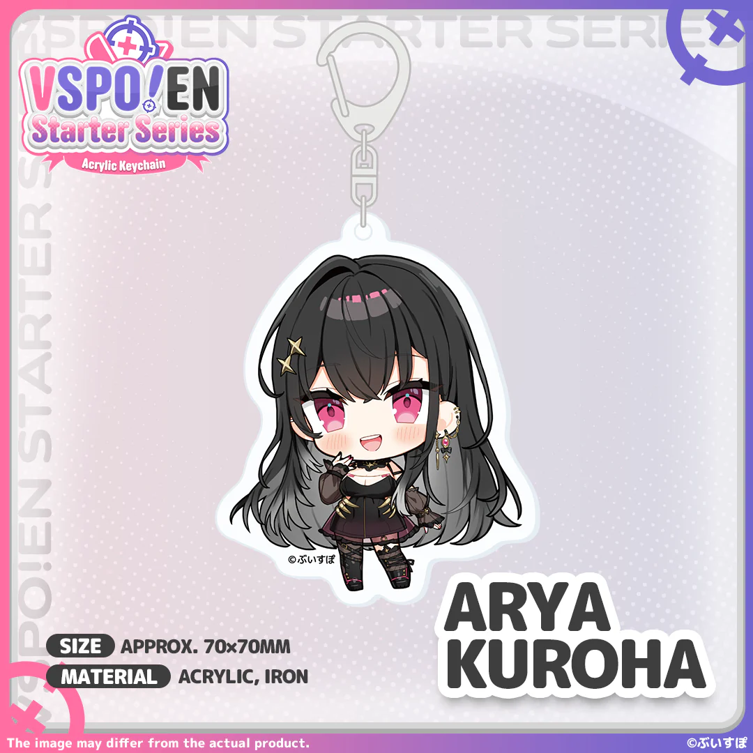 VSPO! EN Starter Series - アクリルキーホルダー 黒刃アリヤの公式画像