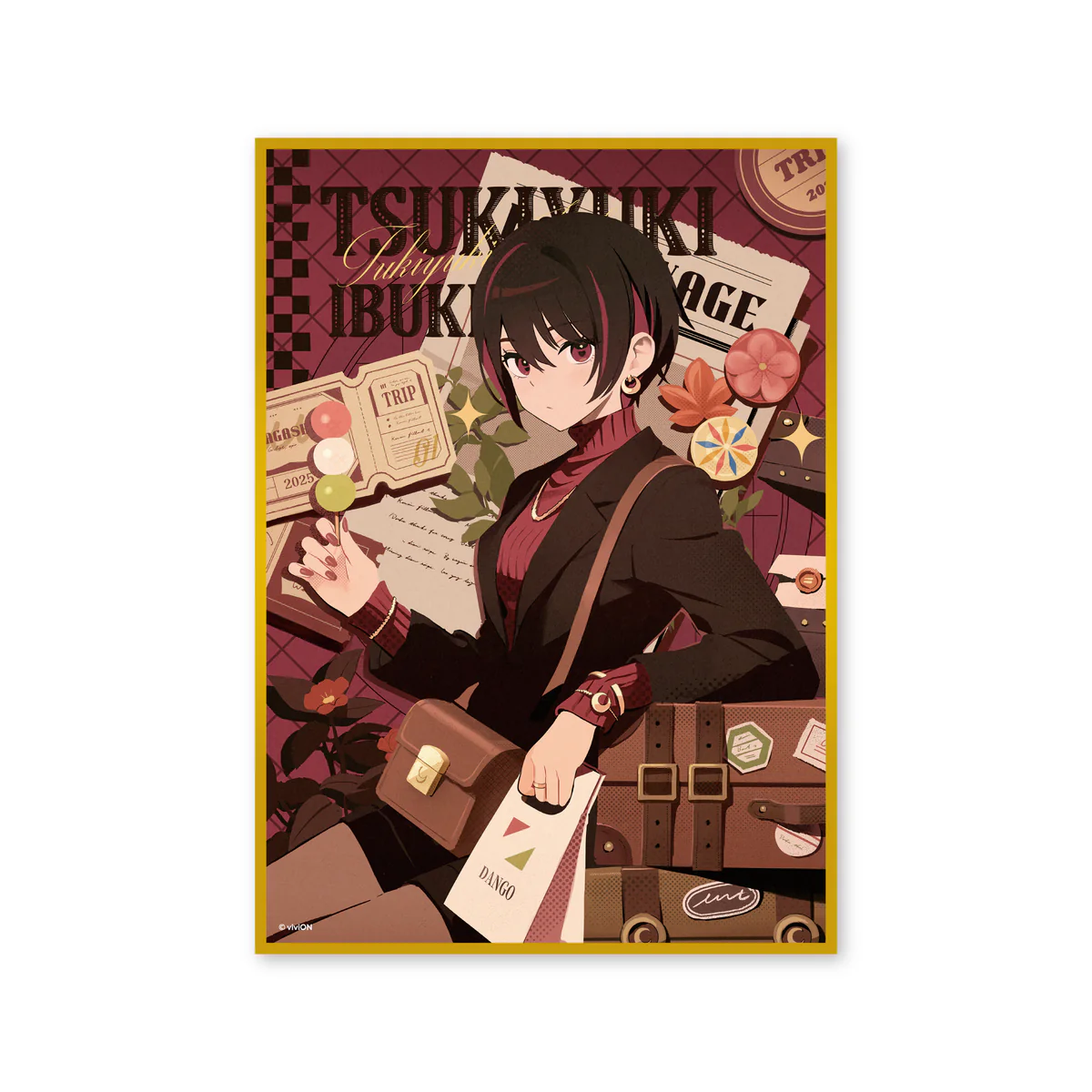 あおぎり高校 公式美術部 A5色紙 月赴ゐぶきの公式画像