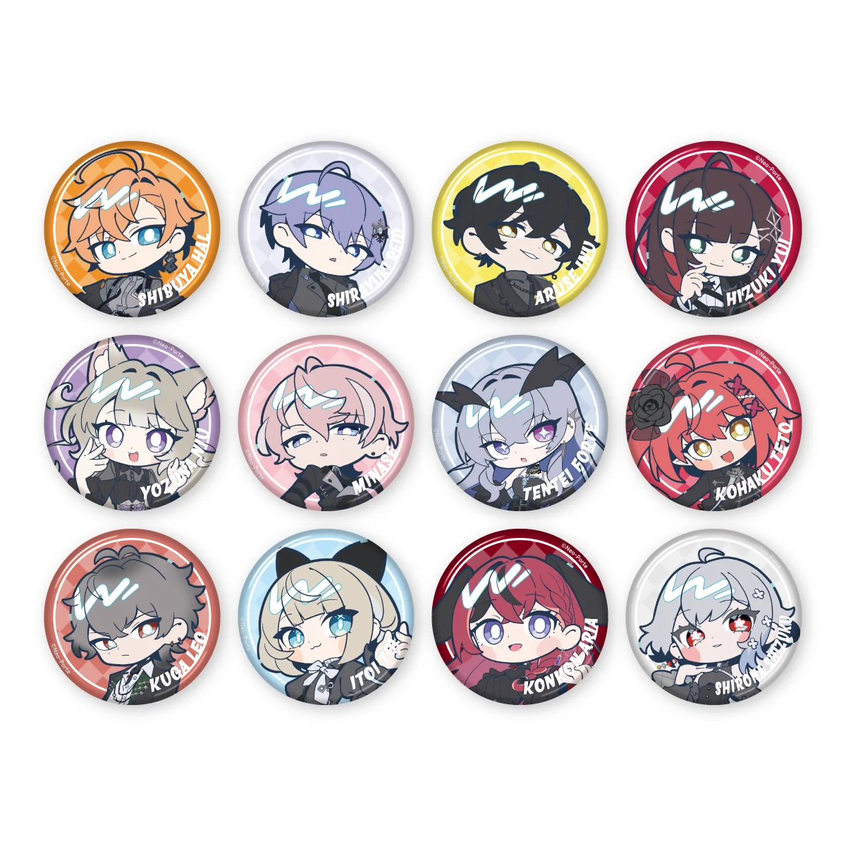 【Contre-Jour】デフォルメランダム缶バッジ〈事前販売〉の公式画像