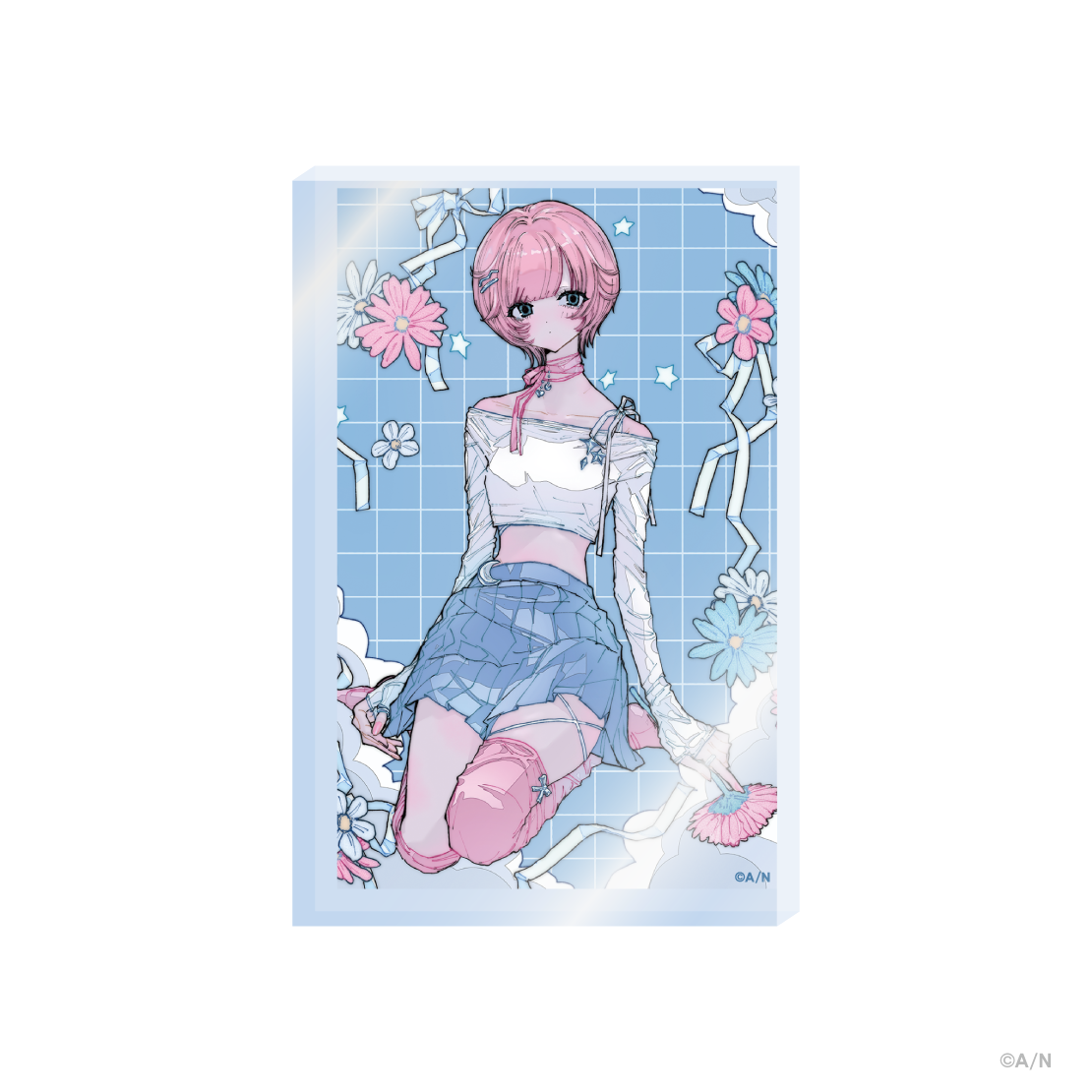 【オリジナルグッズ】 アクリルブロック 【夕陽リリ 8th Anniversary】
