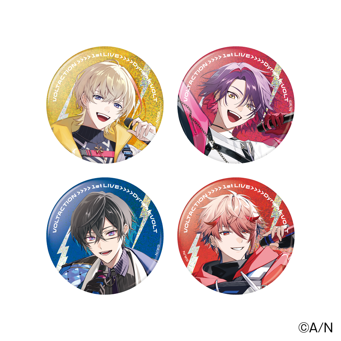 【VOLTACTION 1st LIVE “Dynamic VOLT”】ランダム缶バッジ【にじフェス2025】の公式画像