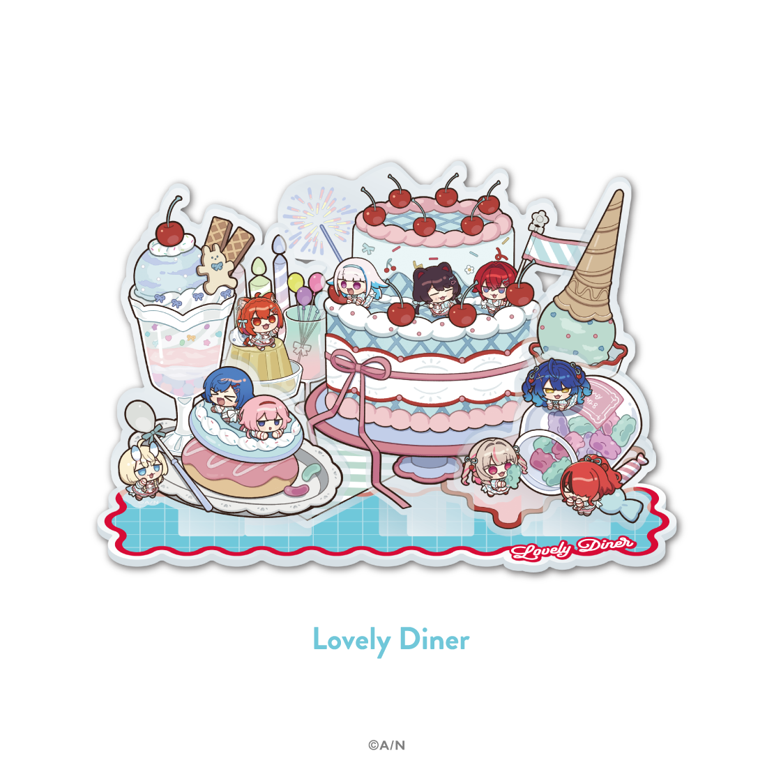 【にじさんじ 8th with cake!】アクリルジオラマの商品画像