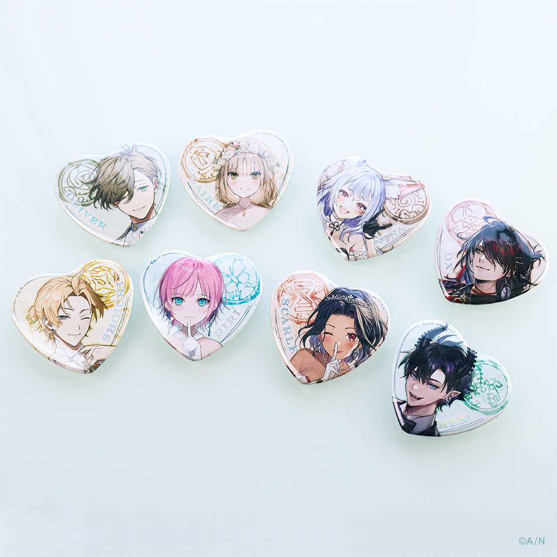 【ジューンブライド2023】ランダムハート型缶バッジ Bグループの商品画像