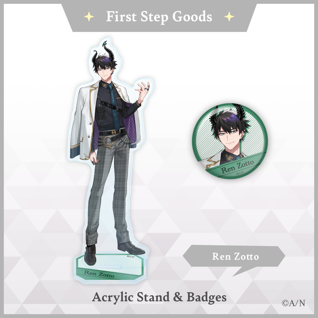 【First Step Goods】レン ゾット 缶バッジの公式画像