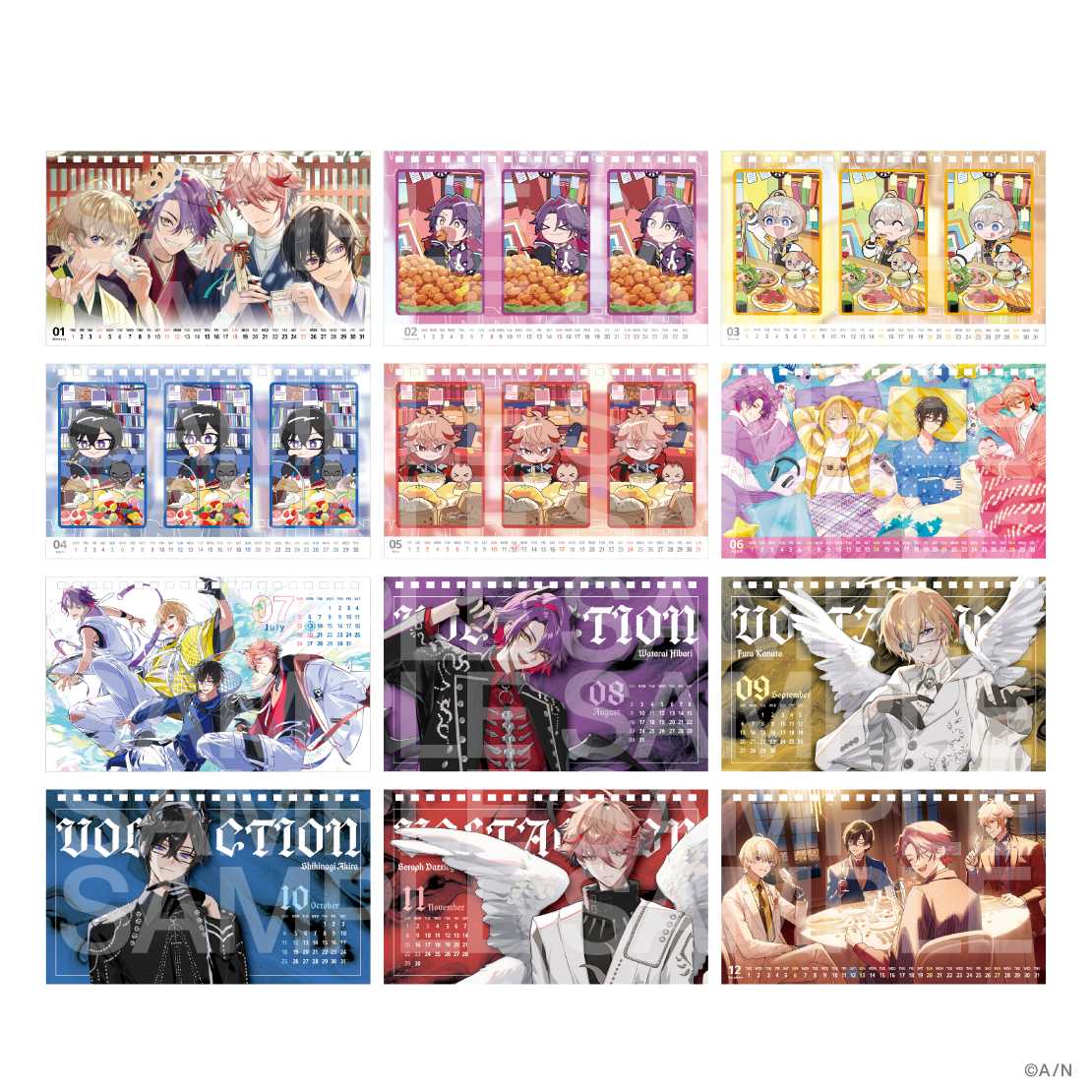 【Unit Selection Calendar 2026】卓上カレンダー VOLTACTIONの商品画像
