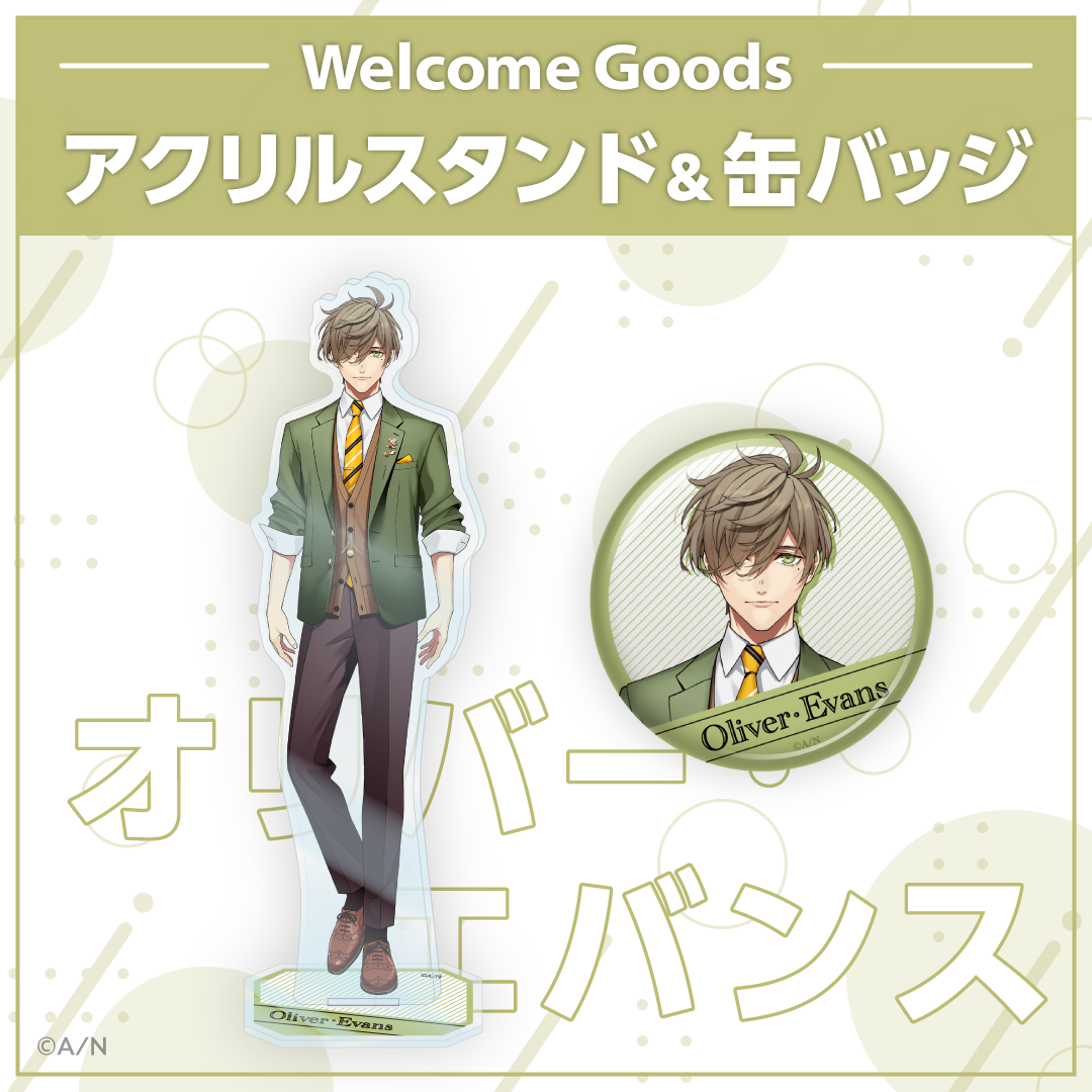 【Welcome Goods】オリバー・エバンス 缶バッジ