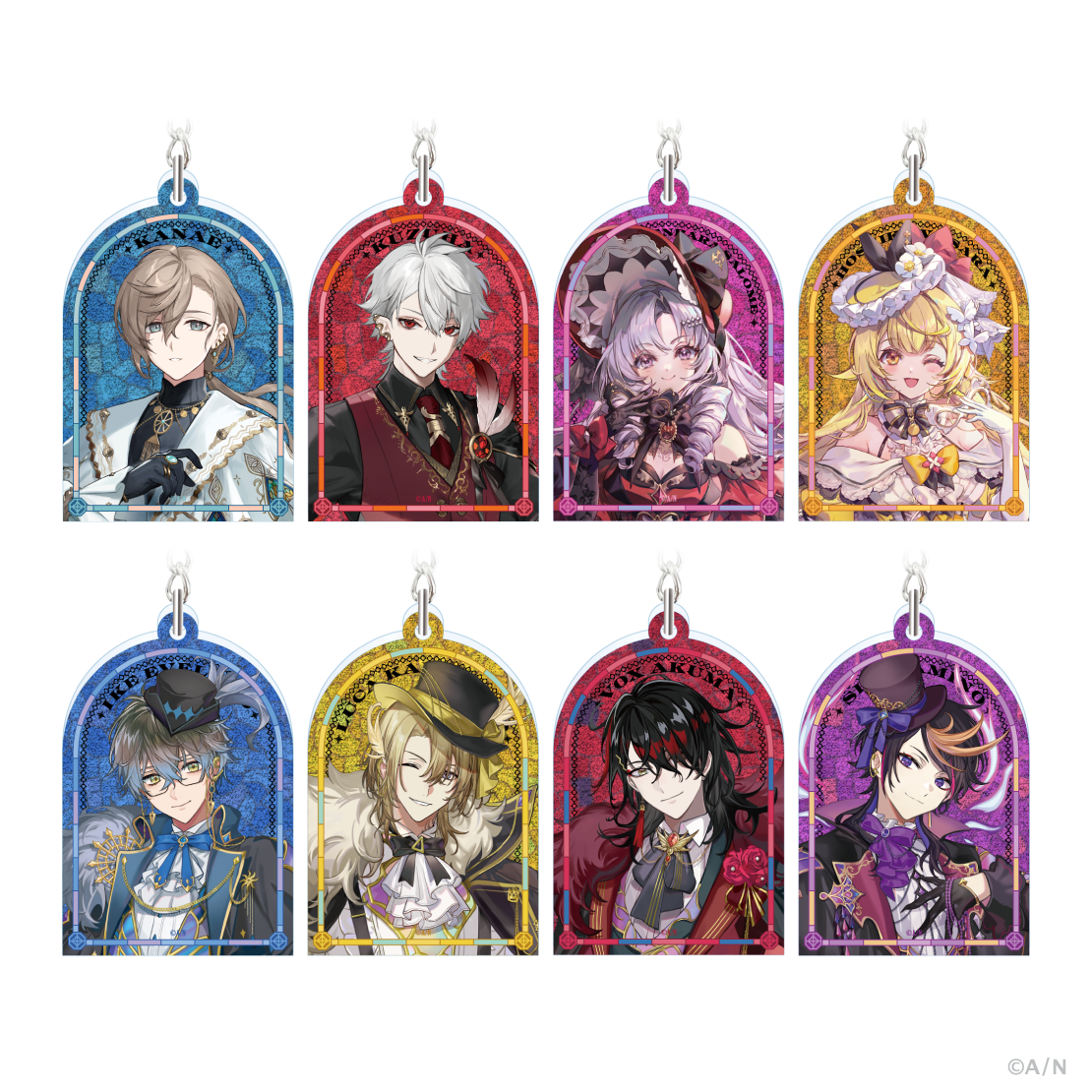 【Bewitching MASQUERADE】グリッターアクリルキーホルダー 壱百満天原サロメの公式画像