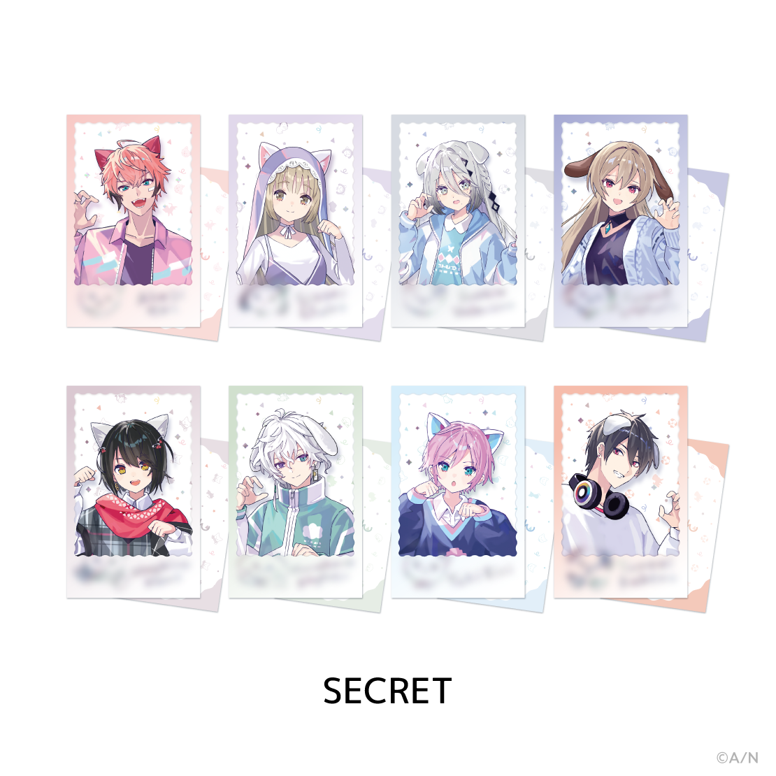 【にじさんじ わんにゃんdays】ランダムチェキ風カードの商品画像