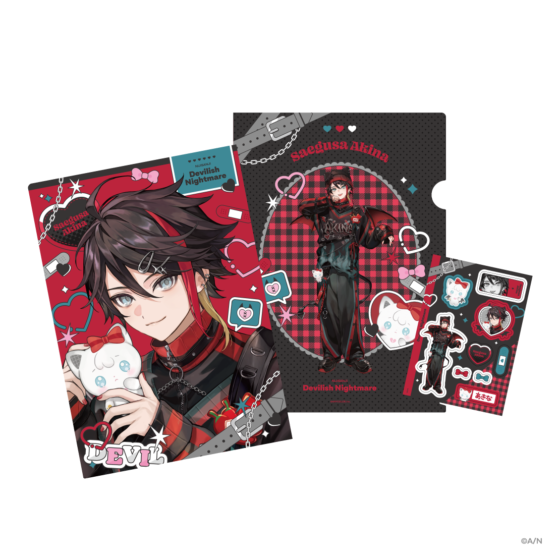 【Devilish Nightmare】クリアファイル&ステッカーシートの商品画像