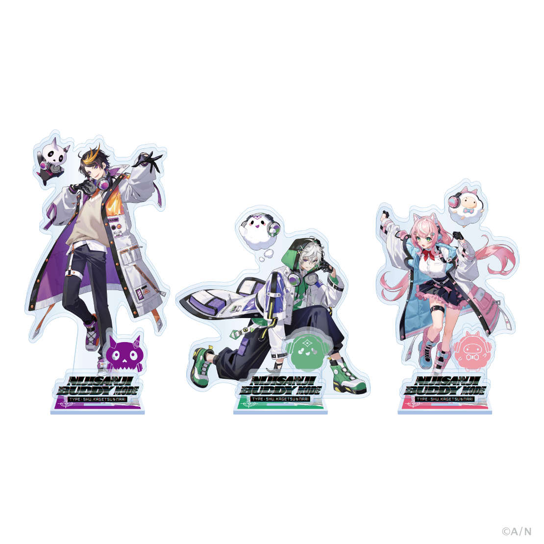 【NIJISANJI Buddy Mode Type：Shu, Kagetsu & Nari】アクリルスタンド ヤン ナリの公式画像