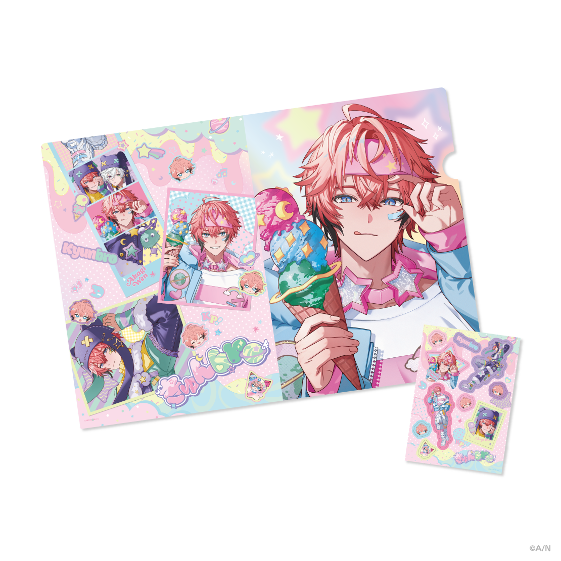 【きゅんbro】クリアファイル&ステッカーシートの商品画像
