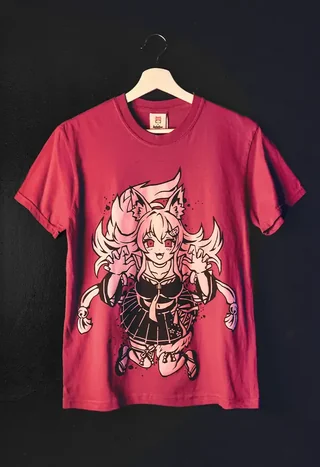 ホロライブゲーマーズ×OMOCATの商品画像(大神ミオのTシャツ)